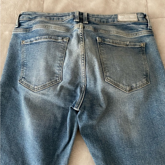 Zara Basic Straight Leg Denim Size US 6 - Picture 6 of 7
